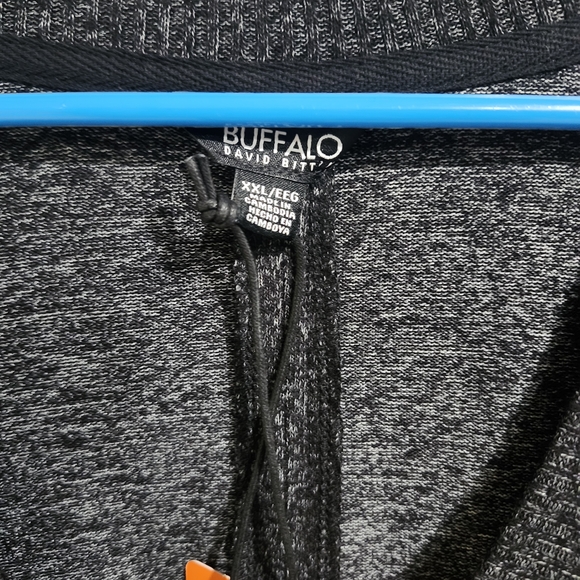 Buffalo David Bitton Dark Gray V-Neck Sweater Womens Size XXL New - Picture 2 of 5